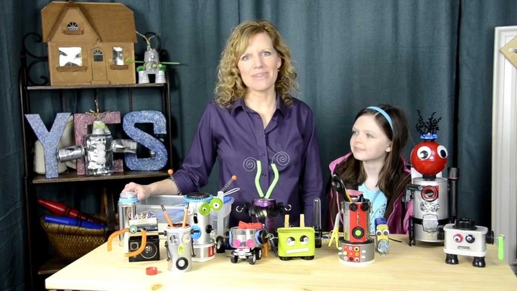 DIY: Building Recycled Robots with your Kids!