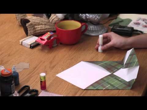 DIY Christmas Cards : How to Make Homemade Christmas Envelopes