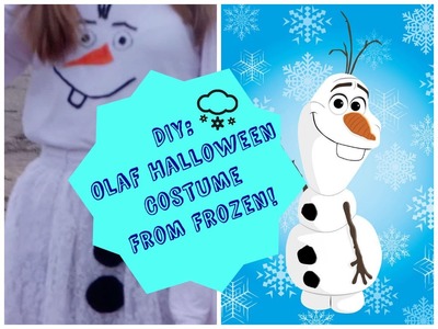 DIY: Halloween Olaf Costume! | Frozen