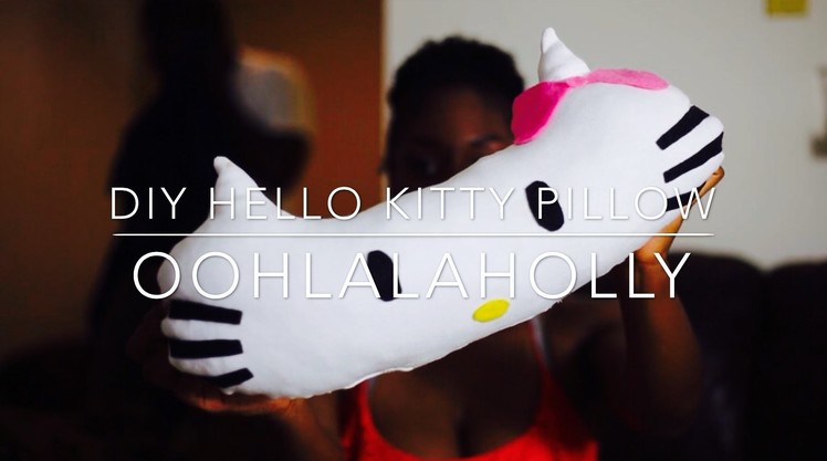 DIY Hello Kitty Pillow | Easy Beginner Sewing