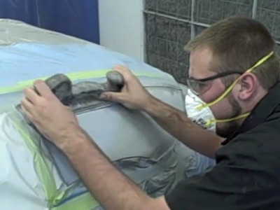 DIY - How-To Block Sand Primer To Get Ready For Paint - Auto Refinish Training Video in HD