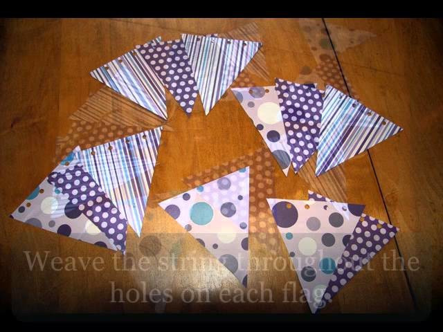 DIY: How to make an EASY Paper Pennant Banner FREE PATTERNS hipknitized.com