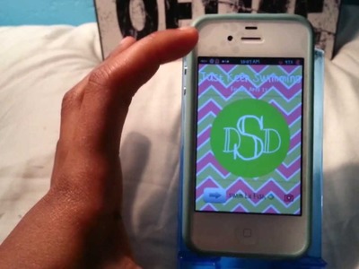 DIY: Make A Monogram For Your Phone