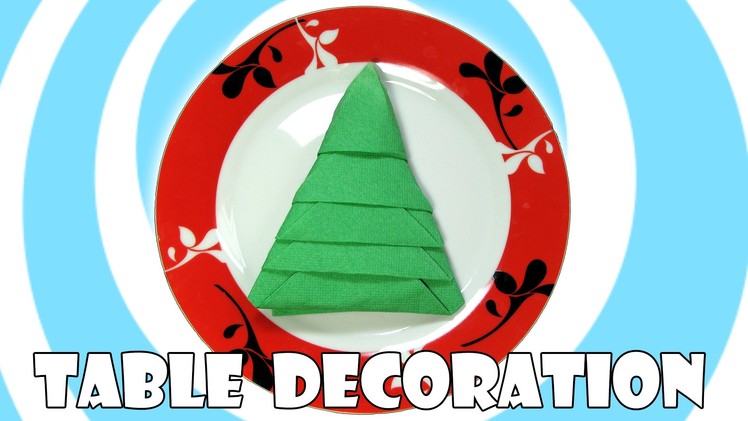 DIY: Napkins Christmas Tree (Table Decoration)