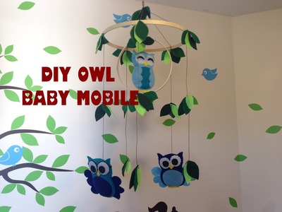 DIY Owl Baby Mobile for less than $10