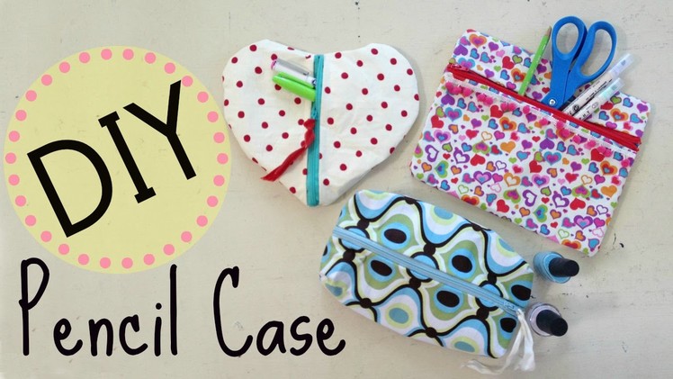 DIY Pencil Case & Makeup Bag | No Sew Project | by Michele Baratta