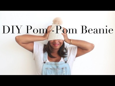 {DIY} Pom Pom Beanie + LA DIY PARTY ANNOUNCEMENT