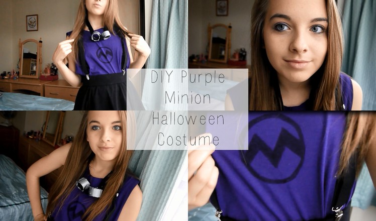 DIY Purple Minion Halloween Costume! | Eve
