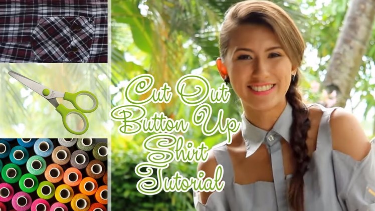 DIY: Renovate Your Old Polo Shirt - Cut Out Button Up Shirt Tutorial