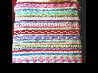 Double crochet blanket border