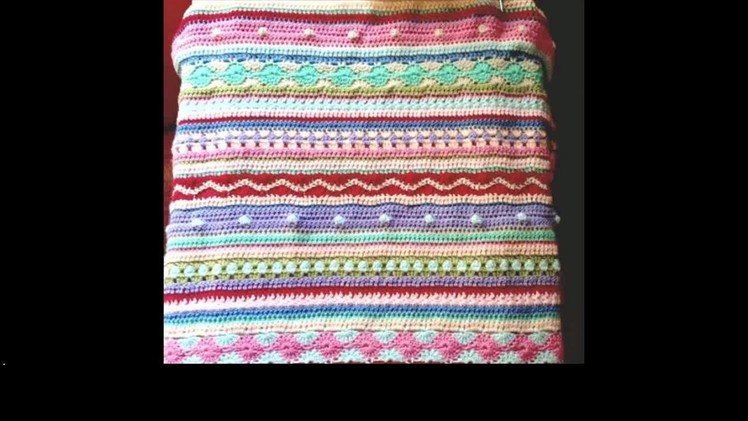 Double crochet blanket border