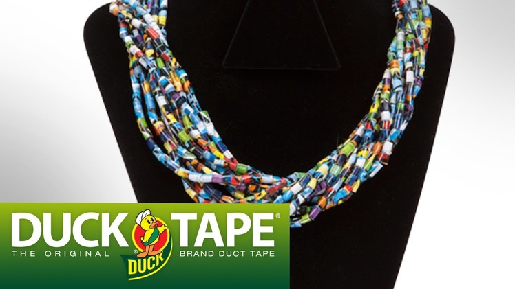 Duck Tape Crafts: How to Make a Duct Tape Beaded Necklace with Mr.Kate