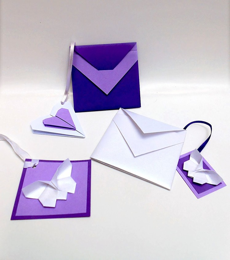 Easy  envelope - origami. Great ideas for Easter. Gift wrapping