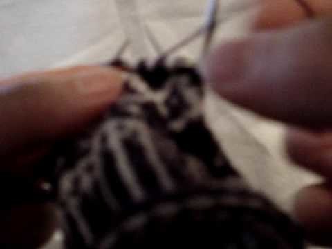 English style 2-colour knitting