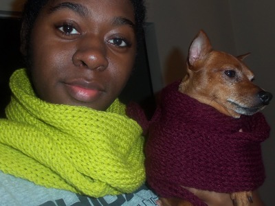 FINALLY DONE! Super soft, thick, long Knit loom scarfs