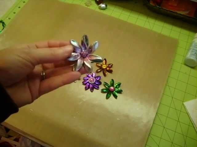 Flowers made from beads and small project share.