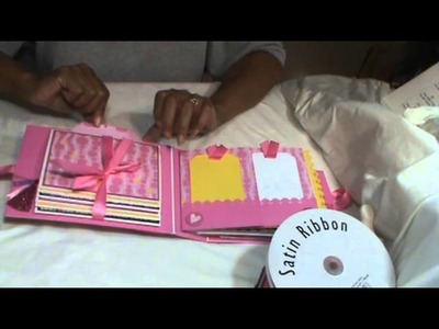 Happy Birthday-1 Year Old Grand Daughter's Princess Mini Scrapbook Album-Envelope Mini