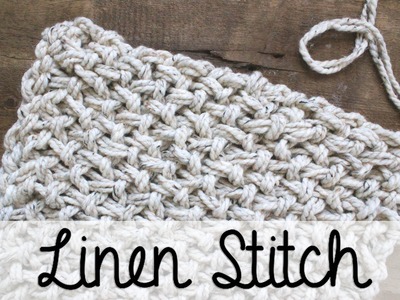 How to Arm Knit the Linen Stitch with Simply Maggie