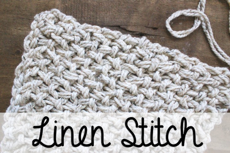 How to Arm Knit the Linen Stitch with Simply Maggie