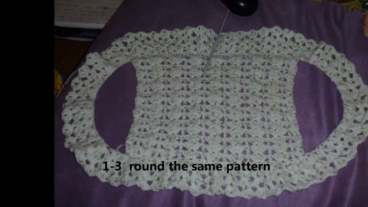 How to crochet a simple BOLERO.SHRUG for children with step by step method
