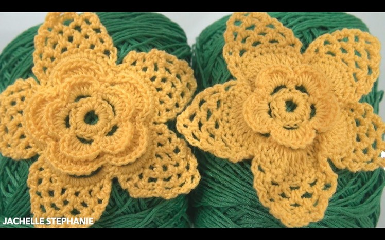 How To Crochet Flower Motif pattern #21