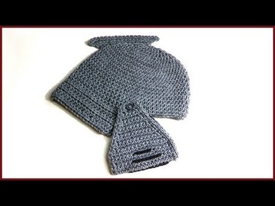 How to crochet Gladiator Knight in Shining Armor Hat