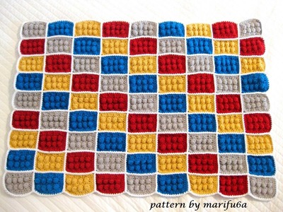 How to crochet lego blanket free pattern tutorial haga ganchillo lego
