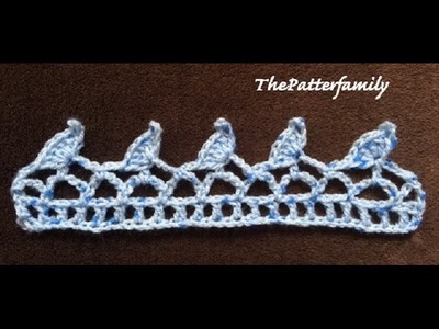 How to Crochet the Edge. Border. Trim Stitch Pattern #23 │ by ThePatterfamily