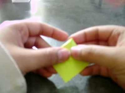 How to make an origami bookmark