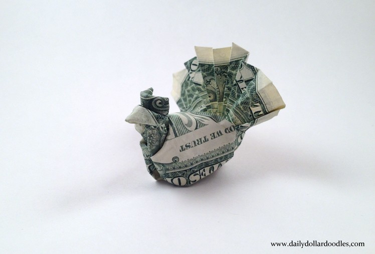 How to make an origami Dollar Turkey