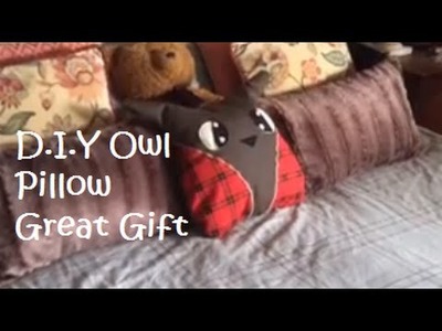 How to make an owl pillow DIY Mooey madness