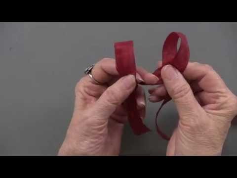 How to Tie a Bow for Scrapbooking & Card Making - PaperWishes.com