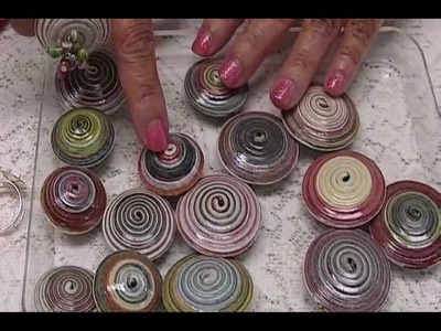 How to:  Tightly Coiled Magazine Strips & Paper Beads by JaniceMae