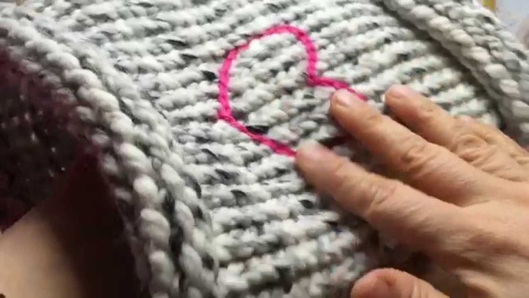 Knitting Loom Neck Warmer Customization