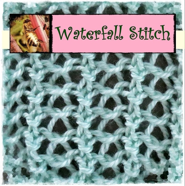 Loom Knitting Waterfall Stitch