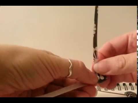 Making of a Pillow Paper Bead (Square Bead)