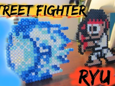 Mega Man vs Ryu: PART 1 Street Fighter RYU Perler Bead Tutorial