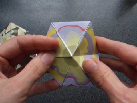 Origami - action origami - how to make a flexagon - tutorial - dutchpapergirl