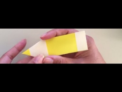Origami for Beginners - Easy Pencil. Crayon