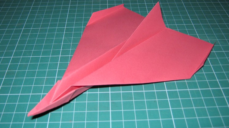 Origami tutorial paper airplane glider that flies far