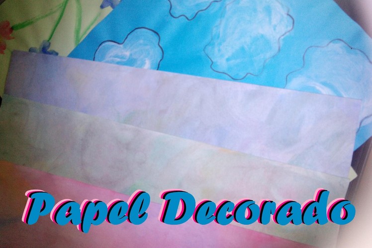 Papel Scrapbook II  [SCRAPBOOK FACIL] Como decorar hojas scrapbook