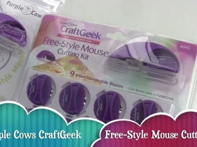 Purple Cows Craft Geek Freestyle Mouse Cutter