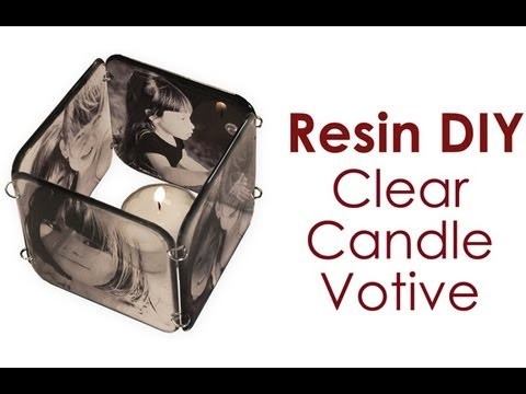 Resin DIY: Clear Votive Candle, by Little Windows