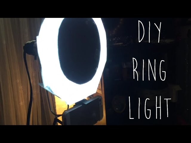 RING LIGHT DIY. Affordable Video Lighting
