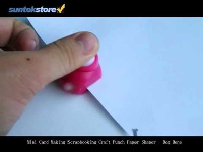 SuntekStore: Mini Card Making Scrapbooking Craft Punch Paper Shaper - Dog Bone