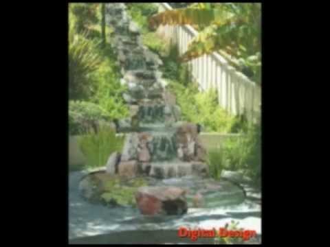 Waterall & Pond Design- DIY- How To