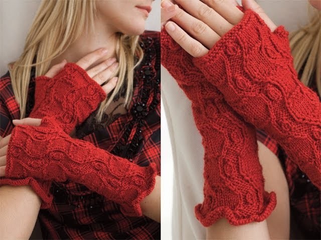 #32 Fingerless Gloves, Vogue Knitting Fall 2011