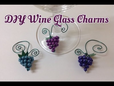 Beaded Wine Glass Charms