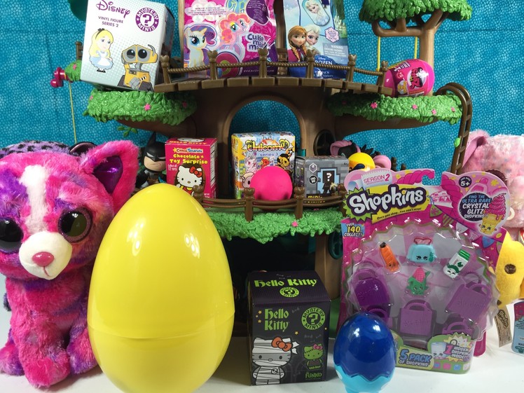 Beanie Boos Shopkins Zelfs Unicornos Play-Doh Surprise Eggs Blind Bag Treehouse Unboxing