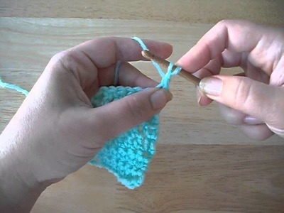 Chainless Row Turns ~ Double Crochet